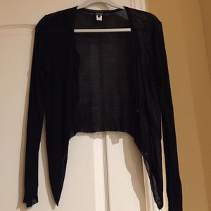 Sheer Cardigan, cropped