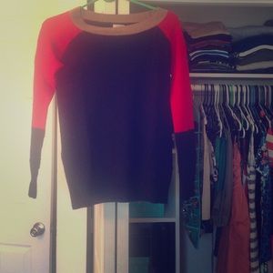Jcrew color block sweater