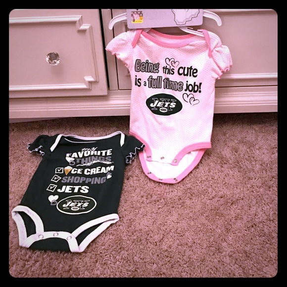 Baby girls JETS onsie
