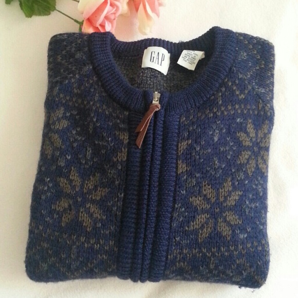 GAP Sweaters - GAP Wool Zipped Cardigan