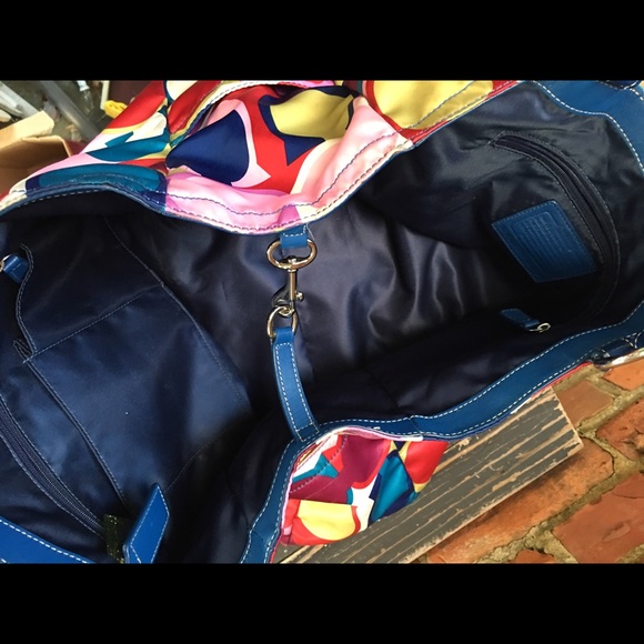 COACH diaper bag with changing pad - Picture 3 of 4