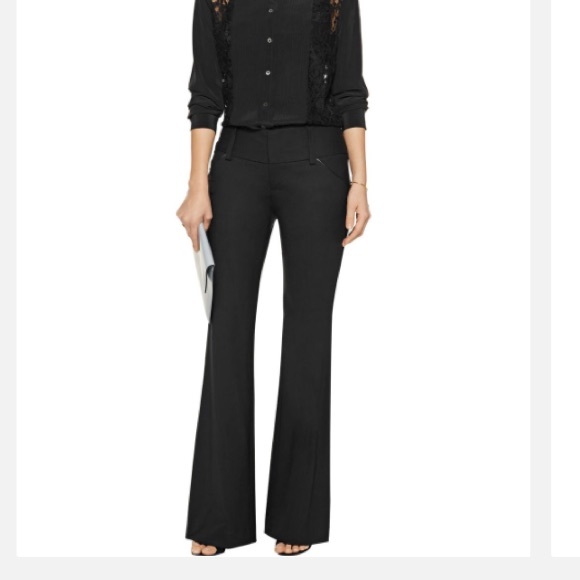 Alice + Olivia Pants - Alice and Olivia Black wide leg trousers