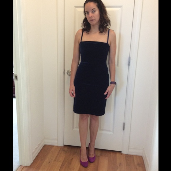 Vintage Dresses & Skirts - Off the market! Vintage Slip Velvet Dress