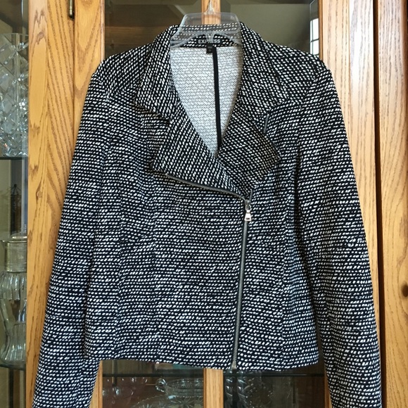 Express Jackets & Blazers - GUESS checkered Moto jacket