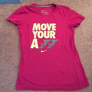 Nike Slim Fit Move Your A** Shirt Size M