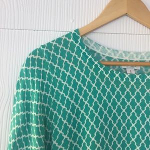 🌱SPRING🌱Old Navy Teal Patterned Sweater