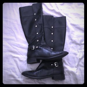 Michael Kors Black Riding Boots