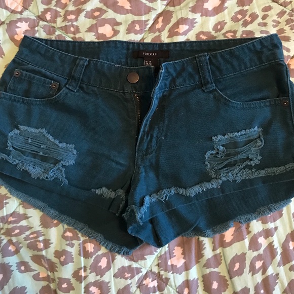 Dark green shorts