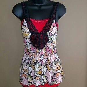 Free People Roaring Florals Top