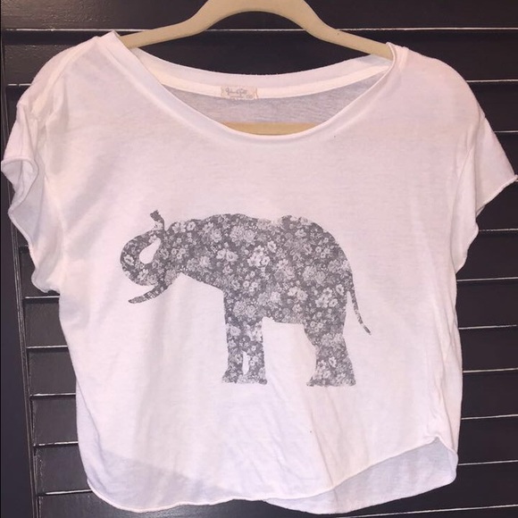 floral elephant shirt from brandy Melville