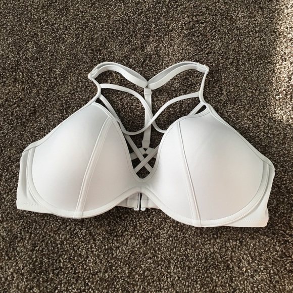 PINK strappy racerback bikini