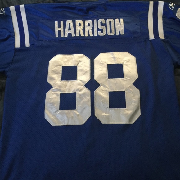 Marvin Harrison SuperBowl Stitched Colts Jersey