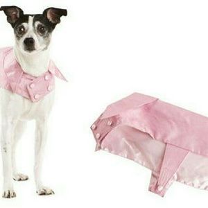 PINK SHIMMER TRENCH DOG JACKET DOG'S STYLISH TREN