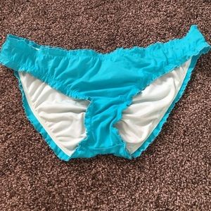 Victoria's Secret Ruffled cheeky bikini bottoms