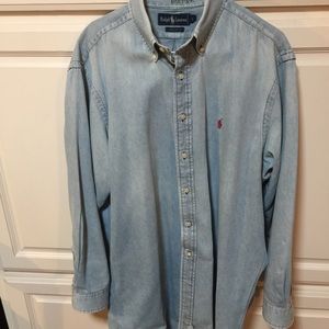 Ralph Lauren long sleeve polo, Lg.