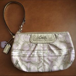 Large Coach wristlet