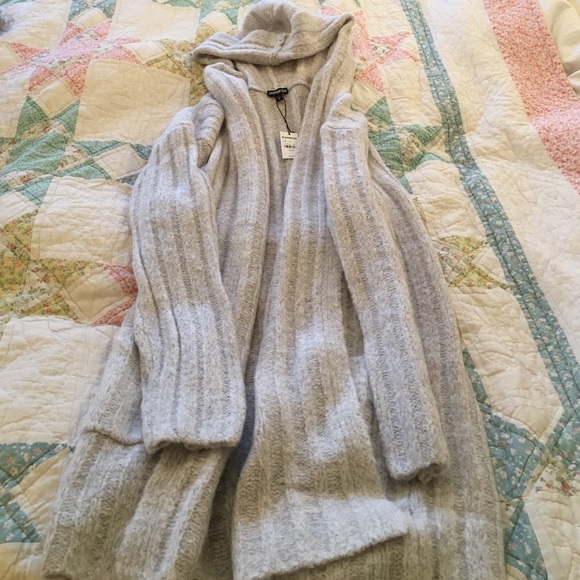 Super soft long cardigan from express
