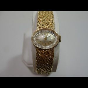 Ladies' 14kt Yellow Gold Genuine ROLEX Dress Watch