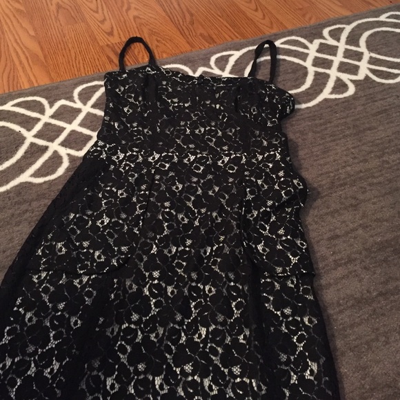 Black/White Lace Dress