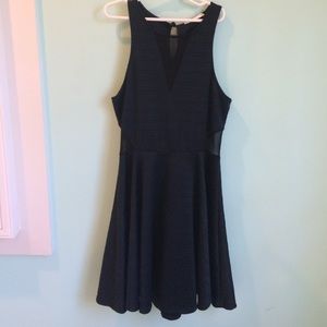 navy blue Lush dress