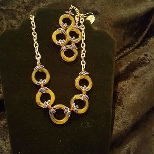 Tortoise Necklace and Bracelet Set