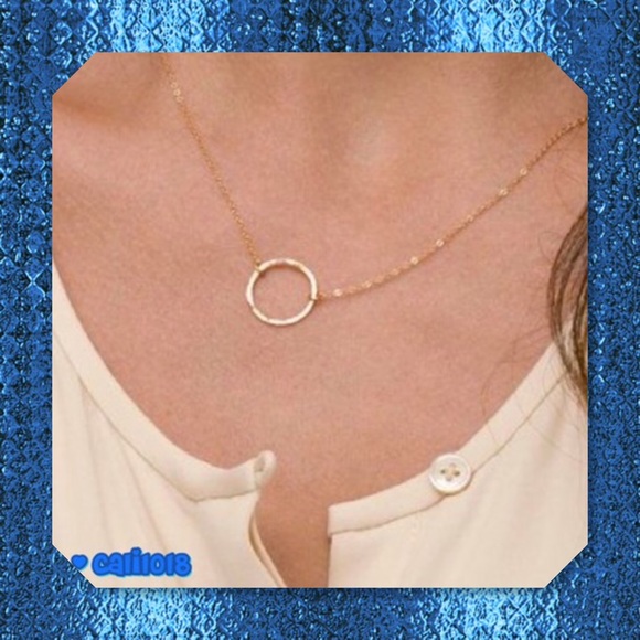 💠CLEARANCE NEW Gold Minimalist Circle Necklace💠