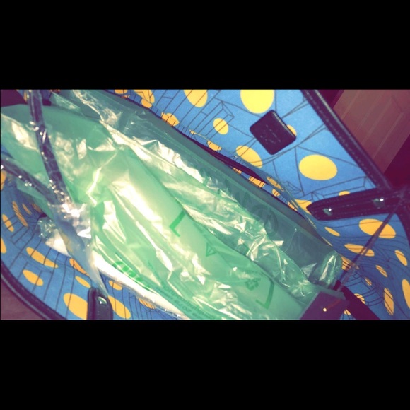 New MCM blue authentic shopper.