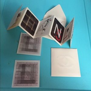Chanel set of 2 history cards