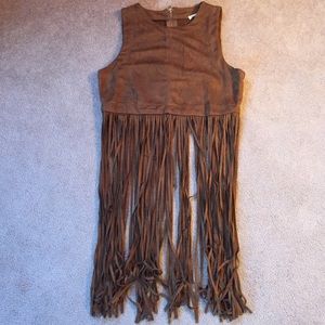 Fringe crop top