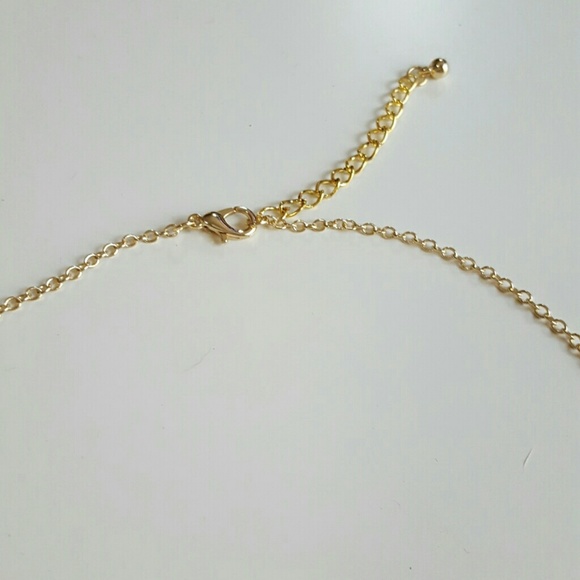 Gold World Continents Necklace - Picture 4 of 4