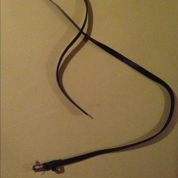 Thin Black Belt