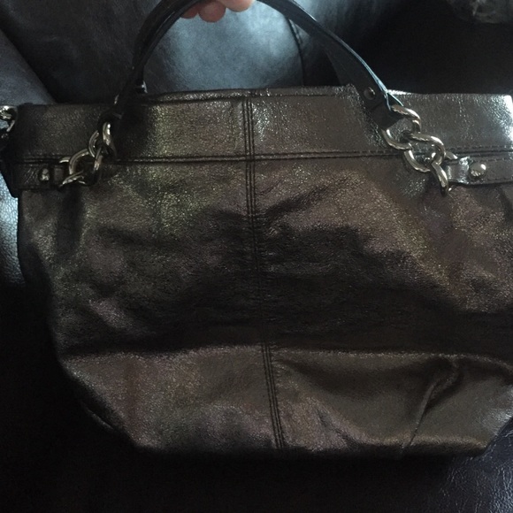 Metallic Coach Satchel - Picture 5 of 6