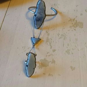 Real stone Bracelet into ring