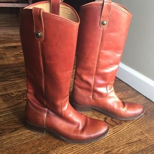 Frye Melissa Button Boots - Extended Calf