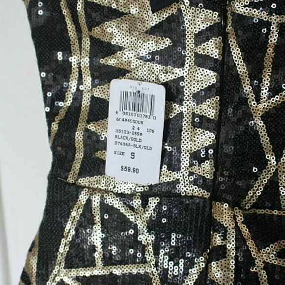 Windsor black and gold dress - Picture 3 of 3