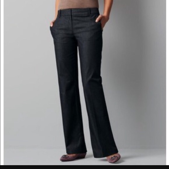 Loft blue casual pants size 0 Ann fit