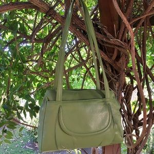 Stone Mountain NWOT Leather Olive Bag