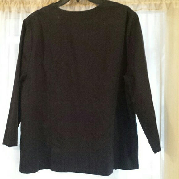 Liz Claiborne Black Shrug. Size Lg - Picture 2 of 4