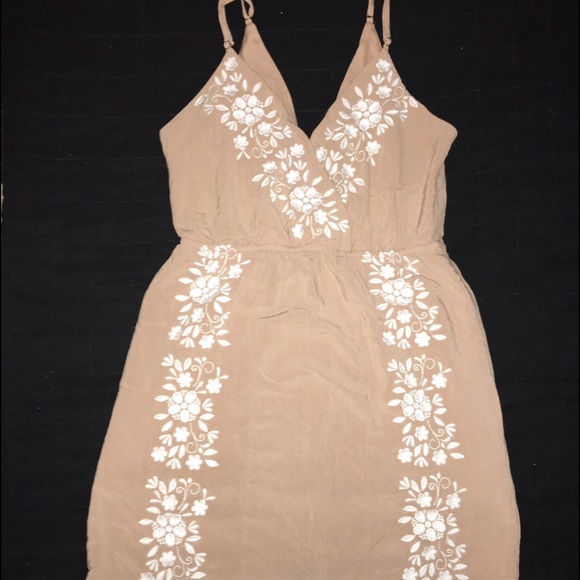 Tan Mini Dress