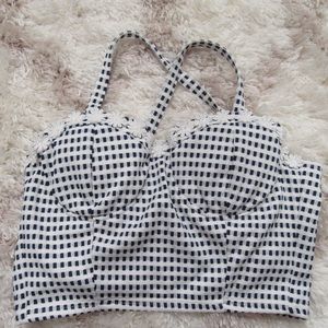 Pacsun Flower Crop Top