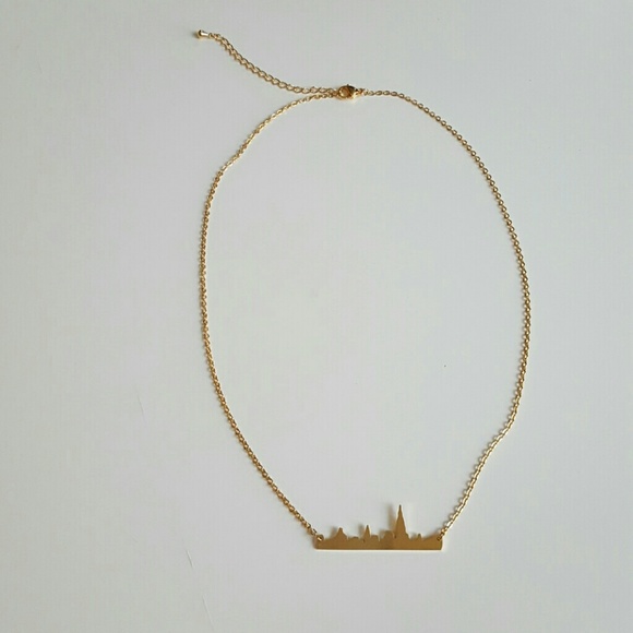 New York City Skyline Necklace - Picture 2 of 4