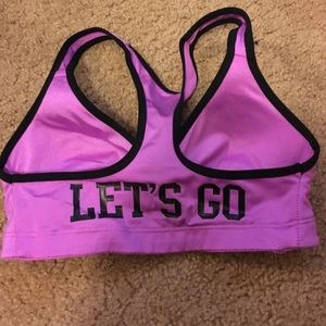 PINK yoga line sports bra