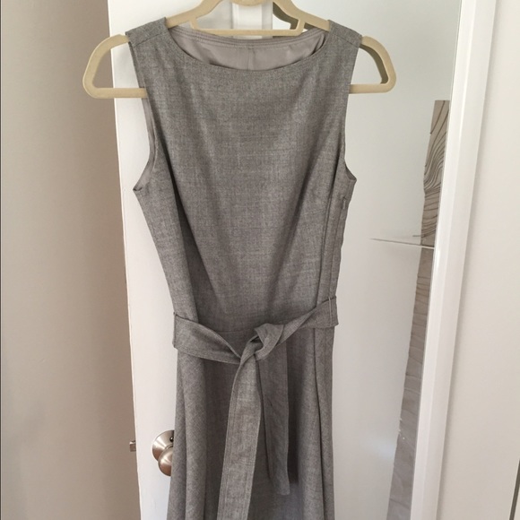 Banana Republic Wool Grey Shift Dress
