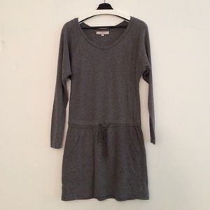 Loft Sweatshirt Dress with Drawstring Waist