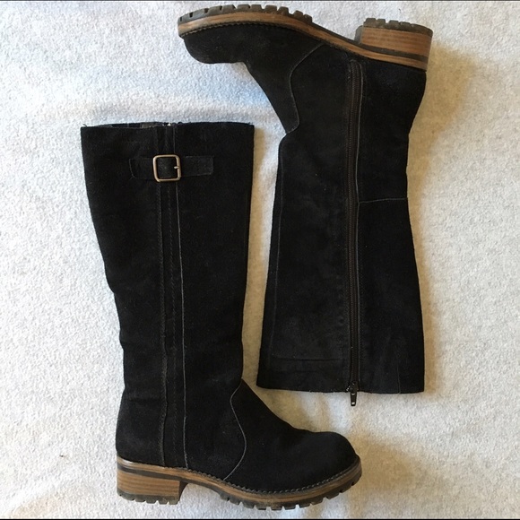 Merona Fall Black Suede Boots