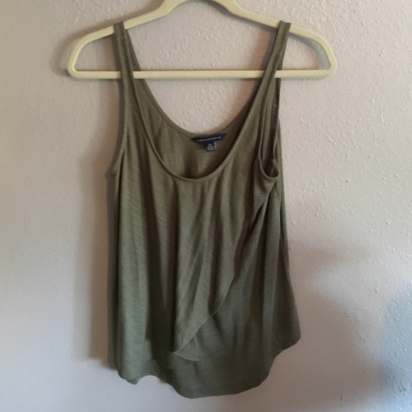 American Eagle Flowy Layered Tank Top
