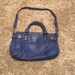 Banana Republic Blue Leather Handbag