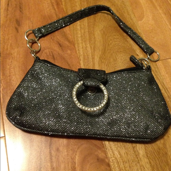 Small black purse- it really shines! - Picture 1 of 3
