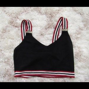 Suspender Crop Top