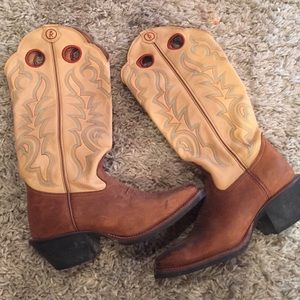 Tony Lama leather cowgirl boots